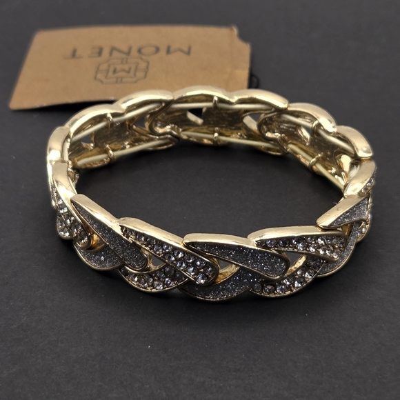 Monet Gold and Silver Tone Bracelet - Picture 4 of 8